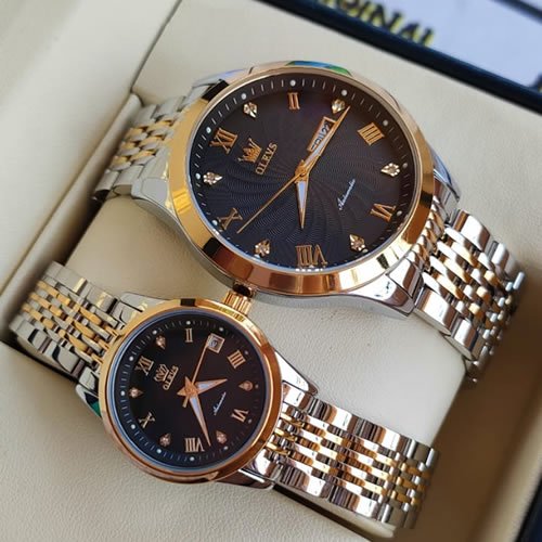 Olevs Couple 21 Automatic Watch