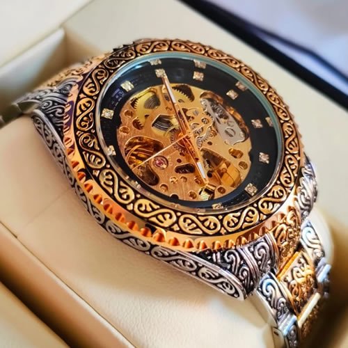 T-Winner Engraved Automatic