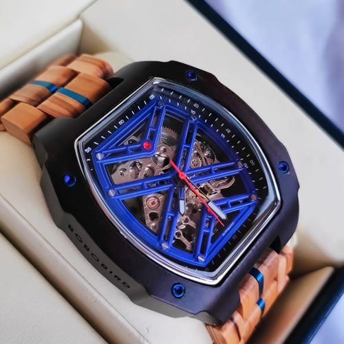 Bobo bird wooden richard edition automatic watch